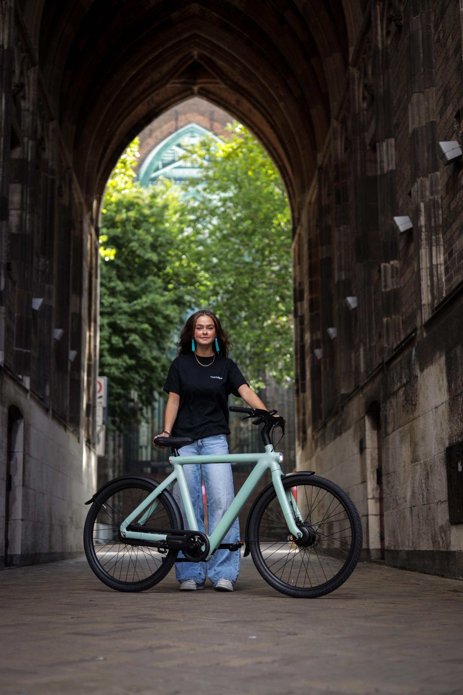 Proefrit op een VanMoof S6 bij VanFoom